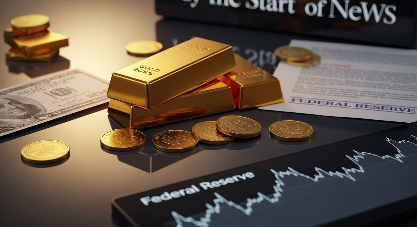 الذهب يبدأ الأسبوع تحت ضغط الفيدرالي