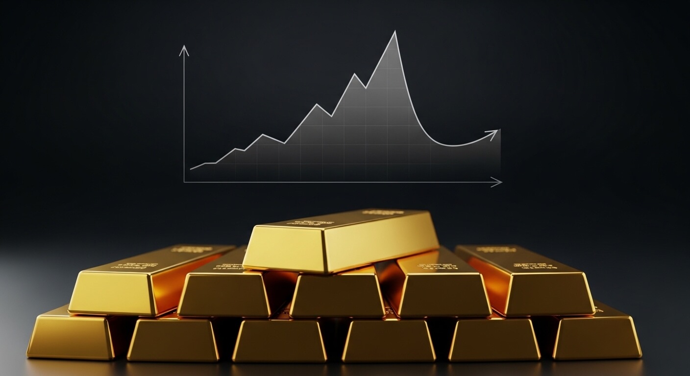 الذهب يتراجع بعد بلوغ أعلى مستوى في ثلاثة أسابيع
